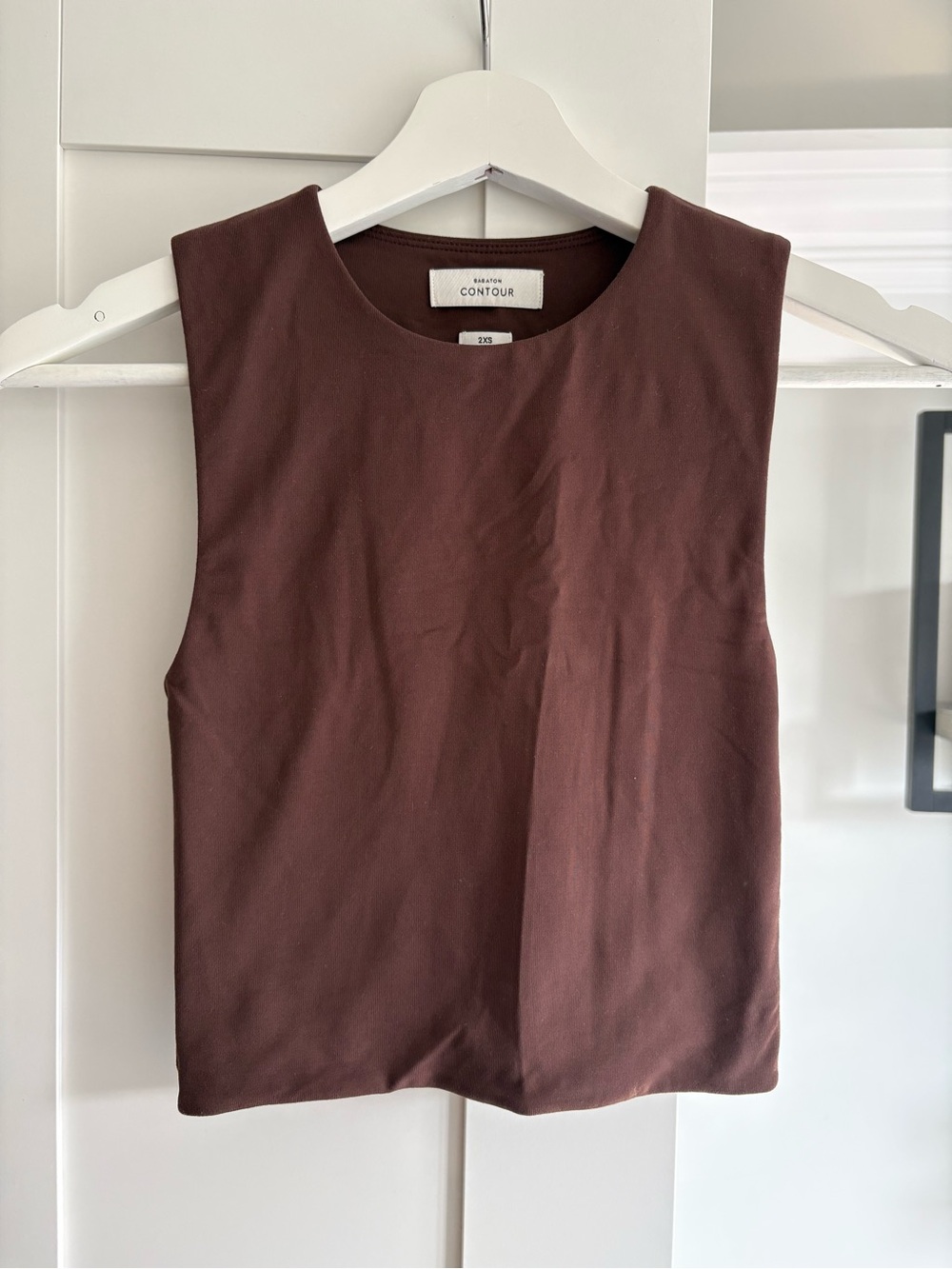 Aritzia Babaton Contour Brown Tank Top